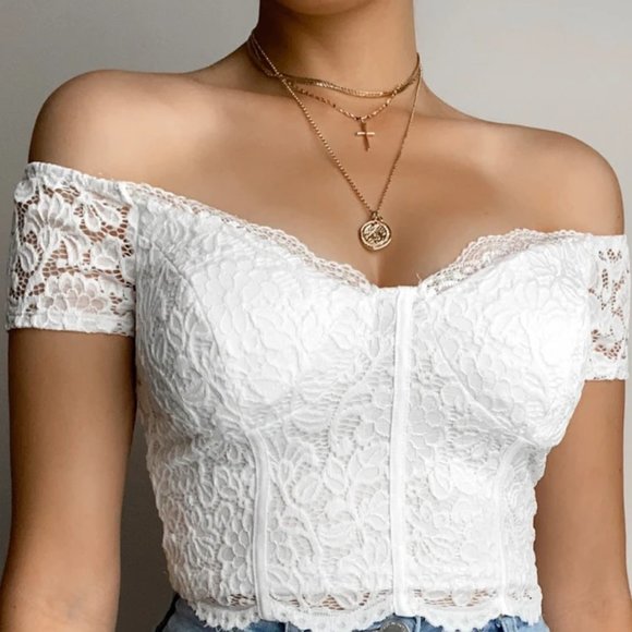 ROS Dresses & Skirts - [ROS][New] Lace dress- S, Ivory